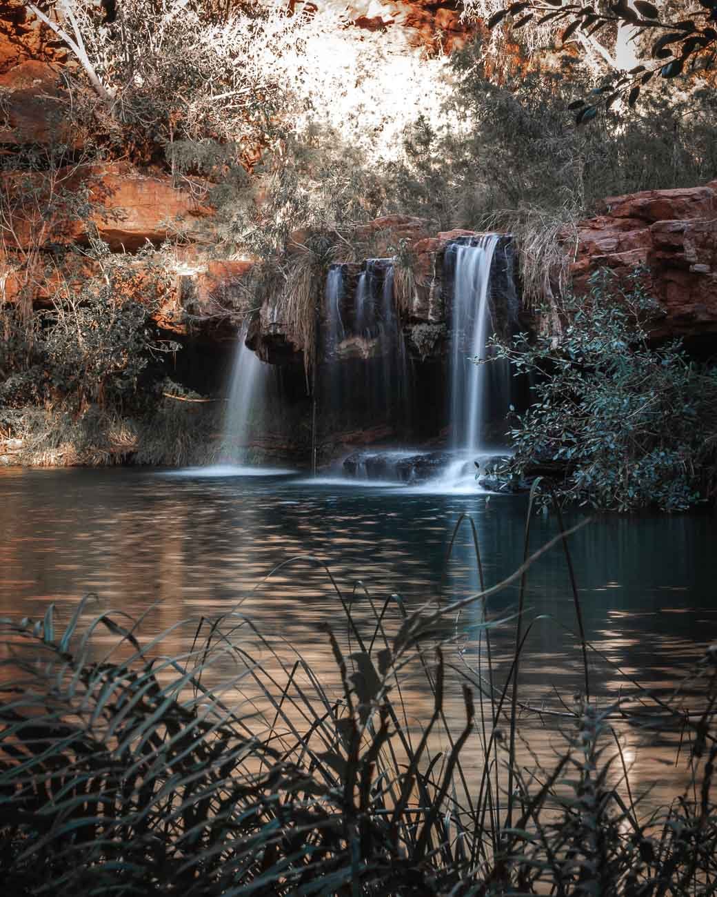 Karijini NP Fortescue Waterfall Karijini NP Fortescue Waterfall