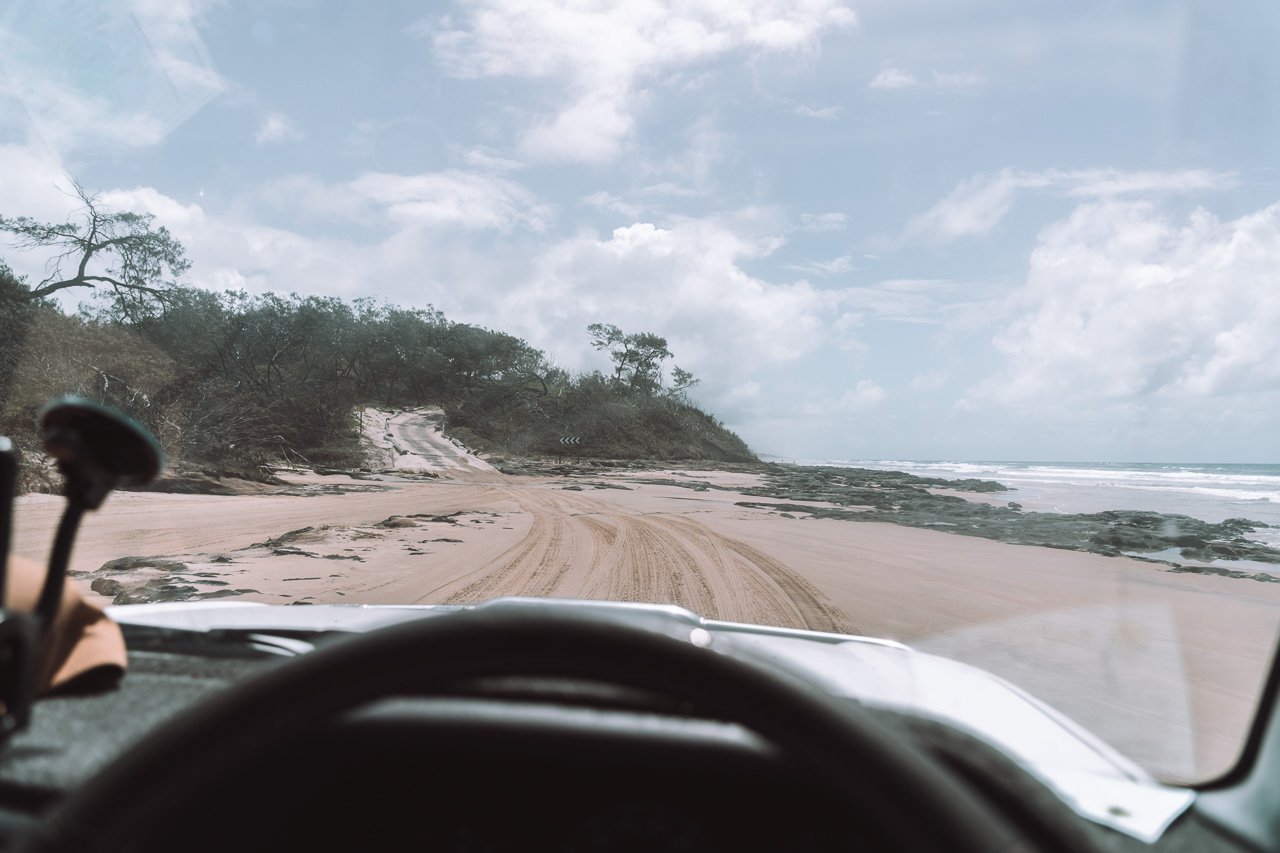 Fraser Island - Beach ride Zone 35-WEB36 Poyungan Rocks 4WD on Fraser Island: The perfect adventure in 3 days