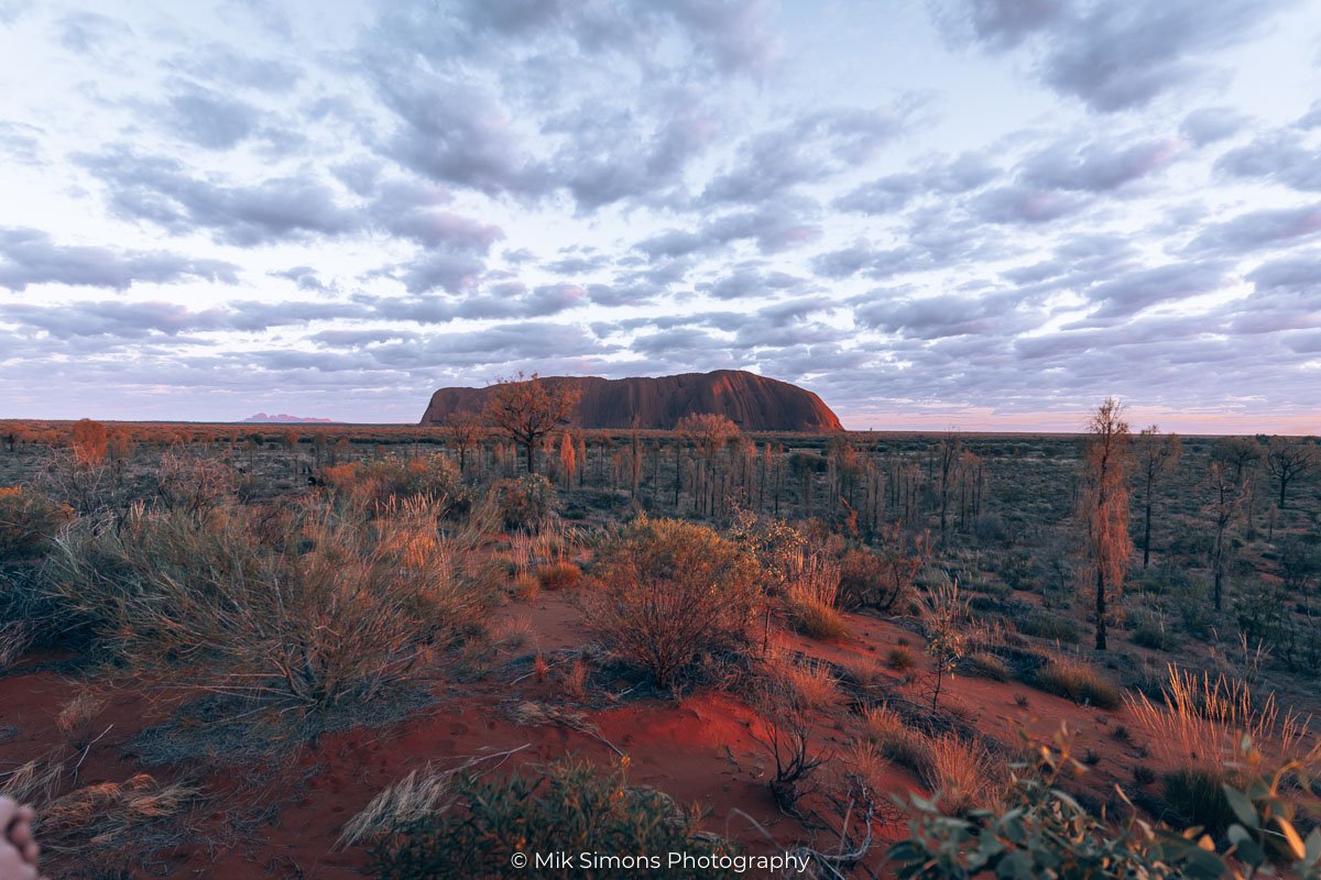 Uluru - Sunrise Cloudy TL8- BLOGPOST Uluru with Sunrise Cloudy TL8- BLOGPOST