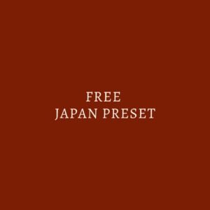 FREE JAPAN PRESET