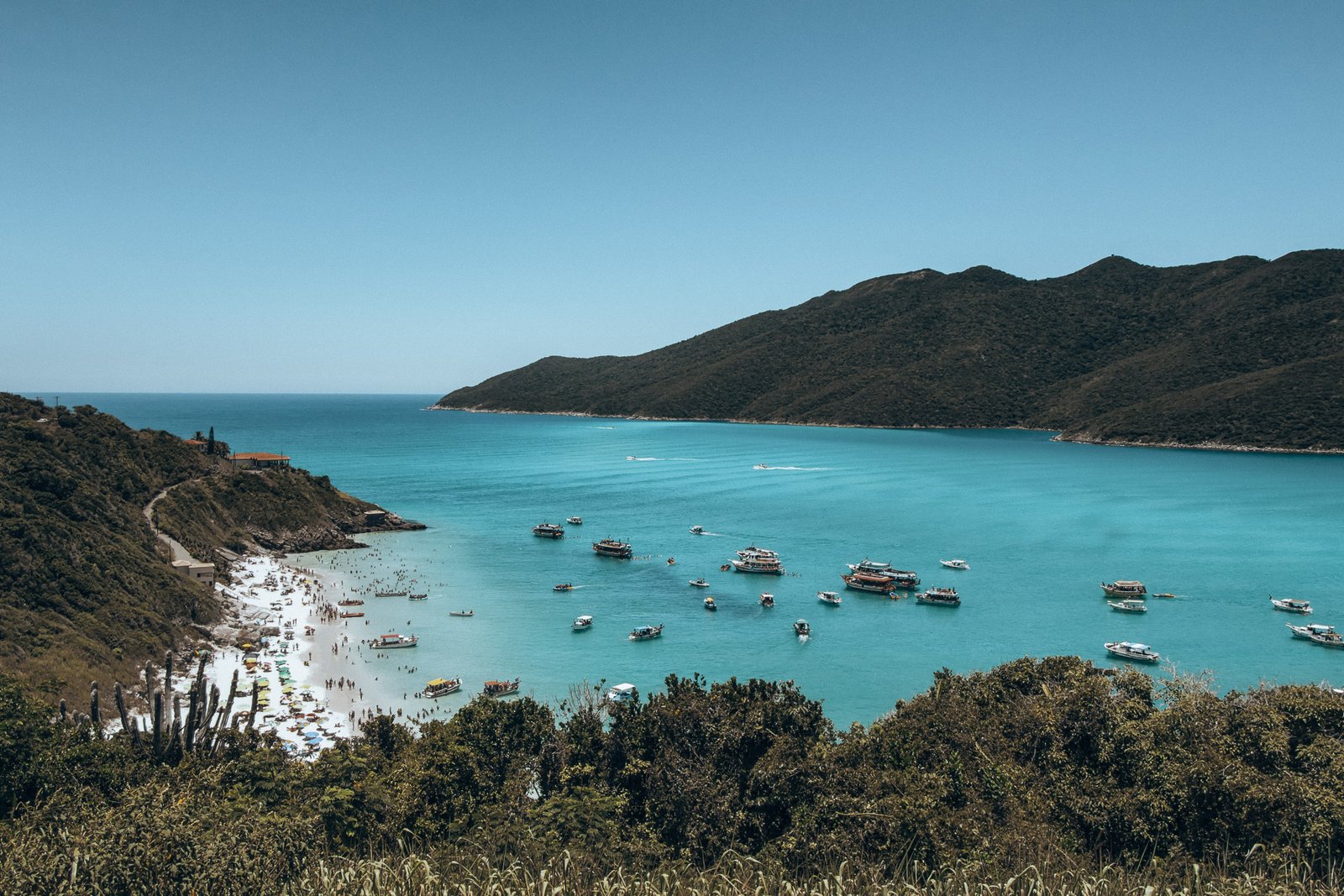 Beautiful scenery of the breathtaking seascape captured in Brazil