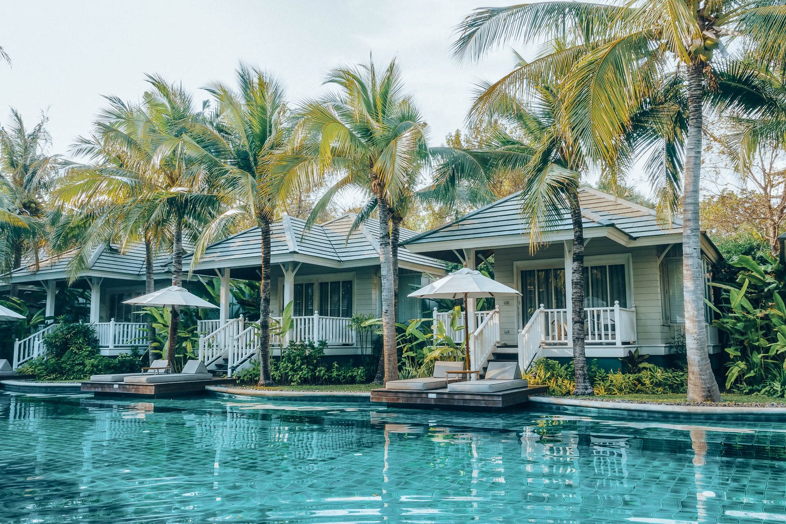 Beautiful luxury swimming pool